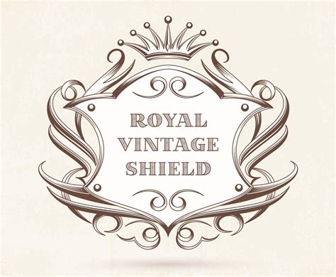 Royal Vintage Shield Vector Art And Graphics