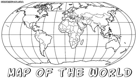 There are a lot of ways to learn, and coloring is certainly one of them. Coloring Page Of World Map - Coloring Home