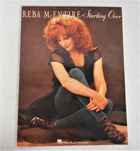 Reba Mcentire Starting Over Songbook 1996 Reverb