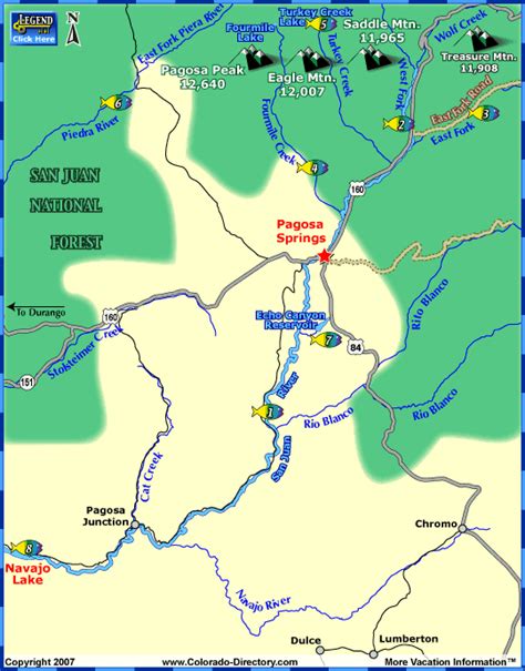 San Juan River Map