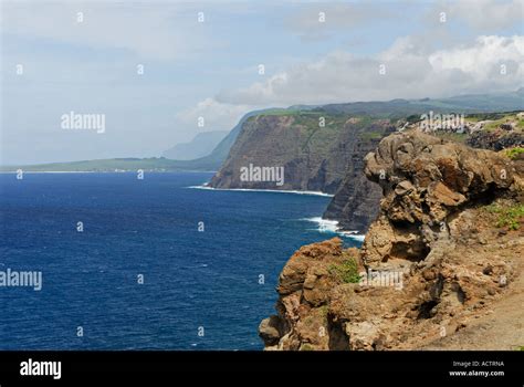 North Coast Of Molokai Hawaii Highest Sea Cliffs In The World With