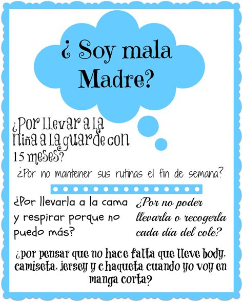 ¿soy Mala Madre La Mama Fa El Que Pot