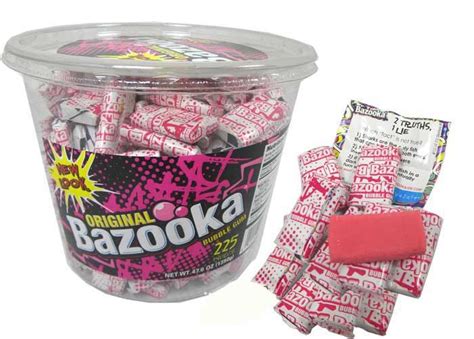 Bazooka Original 225 Count Bazooka Bubble Gum Gum Flavors The Originals