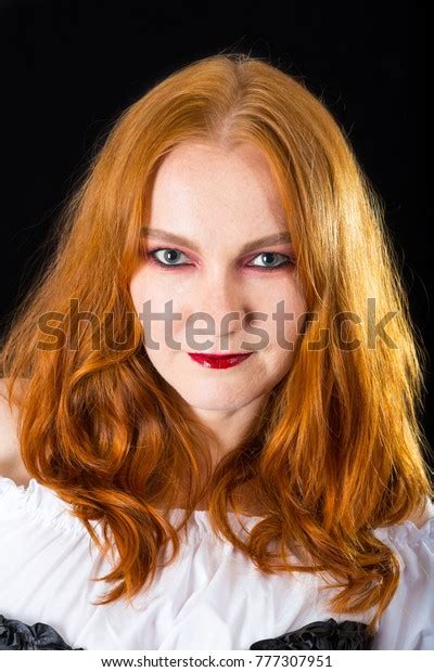 Portrait Young Woman Long Red Hair Stock Photo 777307951 Shutterstock
