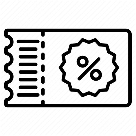Discount Coupon Sale Ticket Voucher Icon Download On Iconfinder