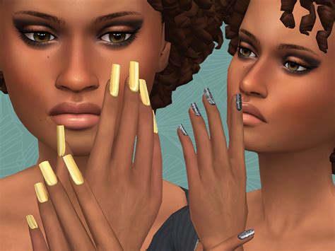 Shine Nails Collection At Frenchie Sim Sims 4 Updates