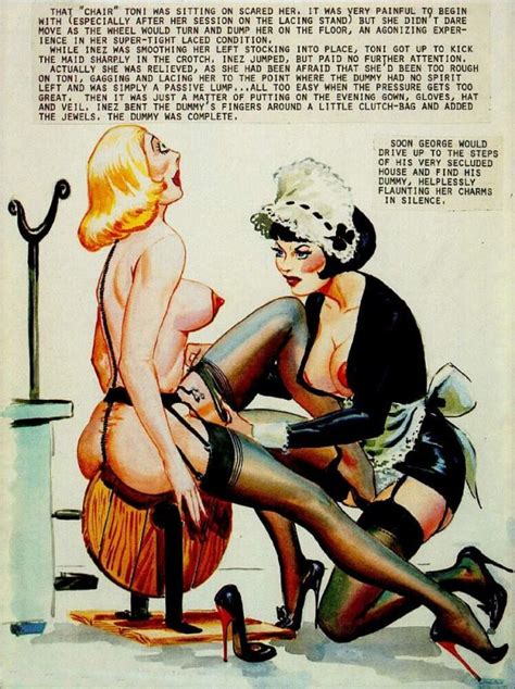 Vintage Erotic Shemale Art Cumception