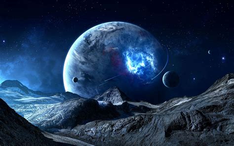 Planet Rise Hd Wallpaper Background Image 1920x1200