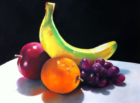 Maybe you would like to learn more about one of these? Nature's Bounty Fruit pastel, still life painting | Still ...