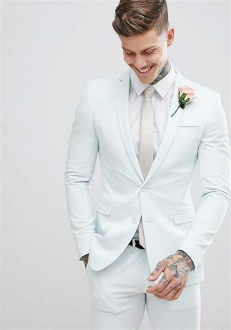 Men Suits Formal Fashion White Suit Wedding Wear Piece Suit Etsy