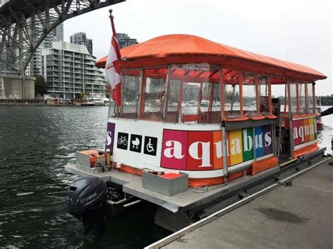 how to get around in vancouver how does the aquabus work getting from hornby street to