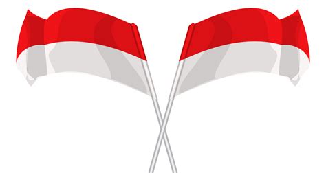 Bendera Indonesia Menggunakan Tiang Vector Cdr Ai Eps Png Hd