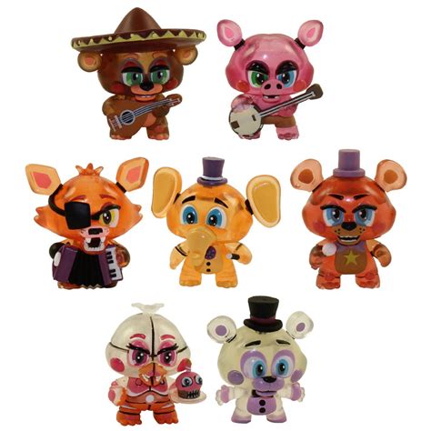 Funko Mystery Minis Figures Five Nights At Freddys Pizza Sim S2 Glow