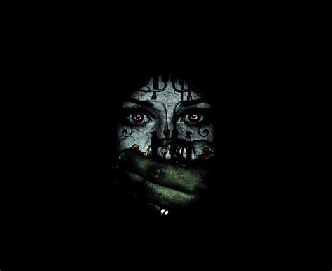 Hd Wallpaper Creepy Dark Eyes Face Gothic Horror Mood Scary