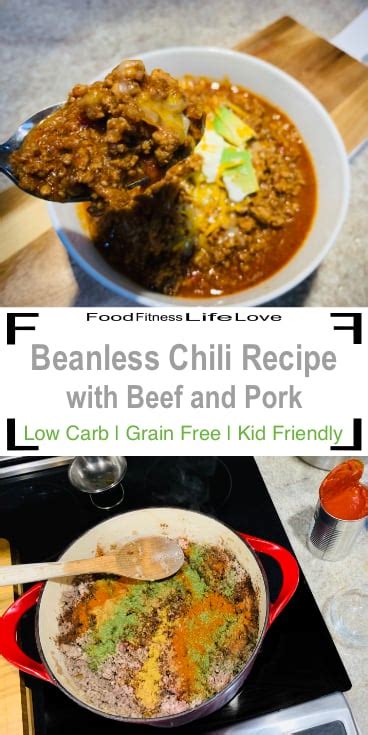 Beanless Chili Recipe With Beef And Pork Ffll