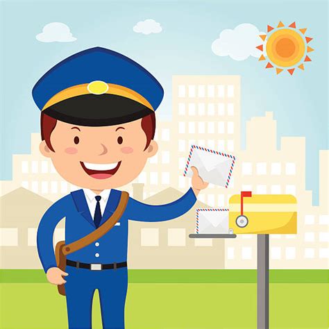 Best Mailman Illustrations Royalty Free Vector Graphics And Clip Art