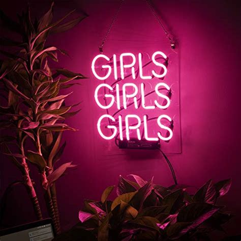 Neon Signs Girl Girls Girls Girls Neon Signs Girl Wall