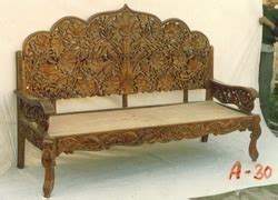 Various artisans found their roots in the kashmir valley. Wooden Carved Sofa Set in Saharanpur, Uttar Pradesh, Lakdi ...