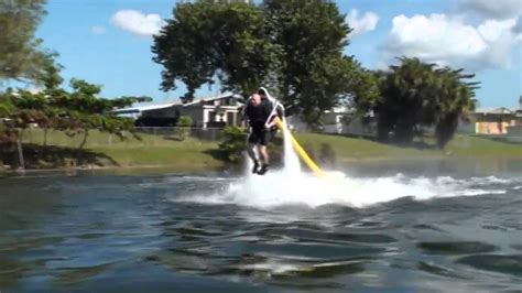 Water Powered Jetpack The Jetlev Flyer Youtube