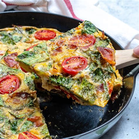 This Baked Blt Frittata Is The Perfect Clean Dish For Any Meal Of