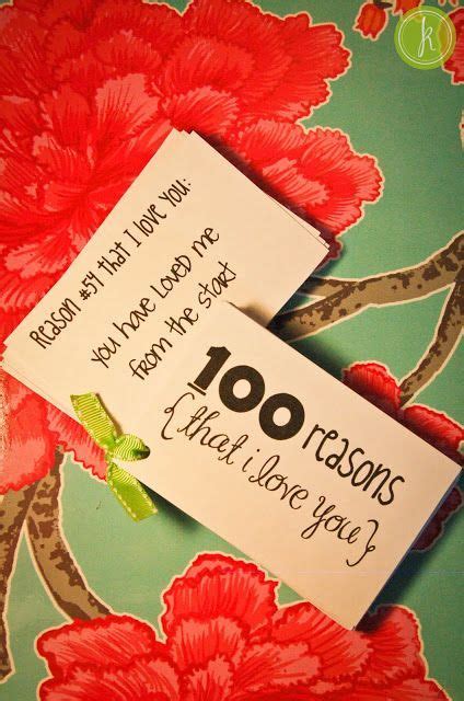 100 Reasons Why I Love You As A T Adorable Love Cute Diy