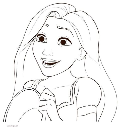 Podrás descargar e imprimir dibujos de antifaces, máscaras y caretas listas colorear online. Dibujos de la princesa Rapunzel para colorear