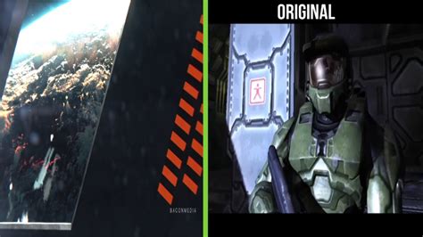 Halo 2 E3 Trailer Vs Remake Trailer Comparacion 1080 Hd 60fps Youtube