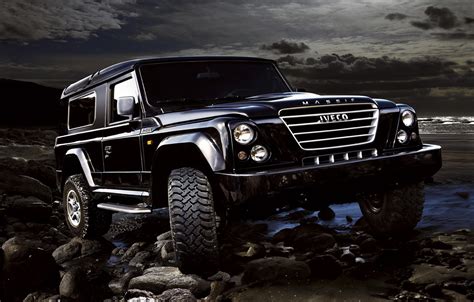 The massif was produced in conjunction with the spanish 4×4 producer santana. Wallpaper car, landscape, italy, SUV, Iveco, Massif, iveco ...