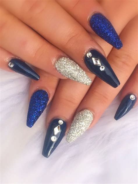 We did not find results for: Navy & Silver Acrylic NailS - Nailstyle (With images ...