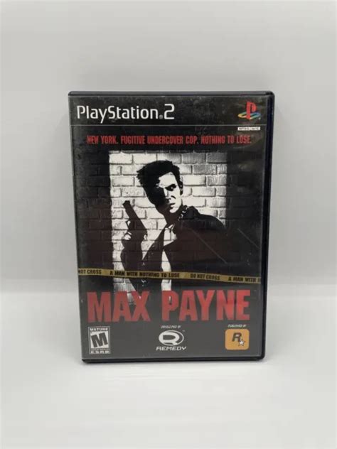 Sony Ps2 Playstation Max Payne Black Label Complete 2001 Tested Cib Rockstar 1399 Picclick