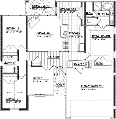 1500 Sq Ft House Plans With 3 Car Garage