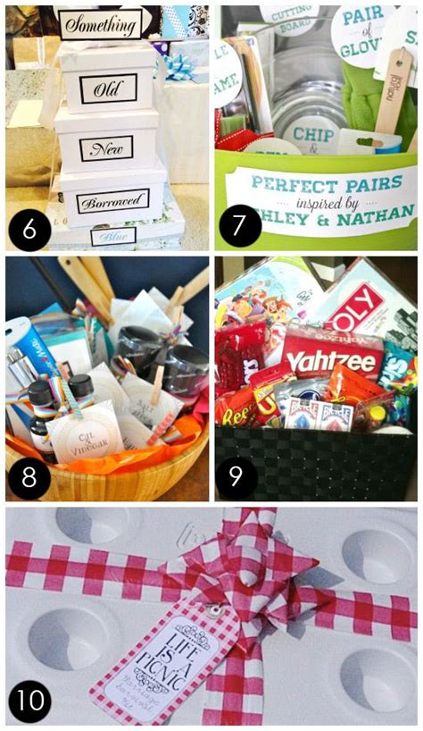 Made from an upcycled champagne bottle, the traditionally bridal shower gifts and wedding gifts were both purchased from the couple's registry. The Best Bridal Shower Gift Ideas - from | Unique bridal ...