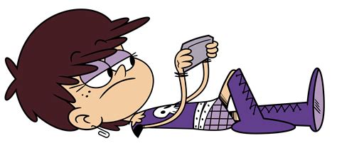 [Vector] Luna on her Phone by ToaAckar on DeviantArt | The loud house