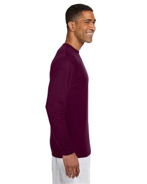 A4 Mens Dri Fit 100 Polyester Upf 44 Uv Performance Long Sleeve T