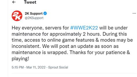 Wwe 2k22 Servers Down Online Not Working Check Status Latest Game