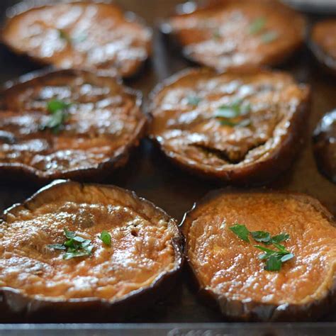 Oven Roasted Eggplant Slices Easy And Perfect Amiras Pantry