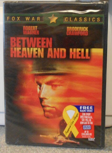 Between Heaven And Hell Dvd 2002 Rare 1956 War Drama Brand New W