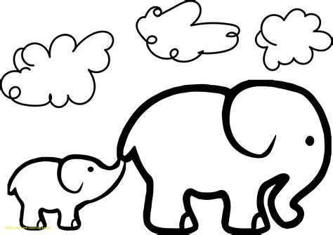 Cute Baby Elephant Drawing At Getdrawings Free Download