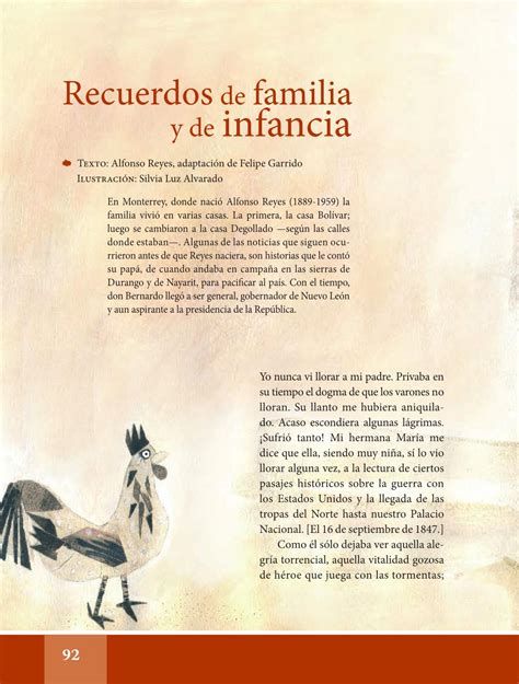 Libro de lectura grado 6° generación primaria Español libro de lectura Sexto grado 2016-2017 - Online - Página 20 de 126 - Libros de Texto Online