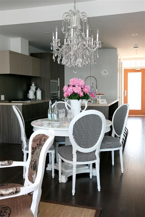Black dining room chairs product, more inviting with existing furnishings in rewards with family meal. Black and White Dining Chairs - Contemporary - dining room ...
