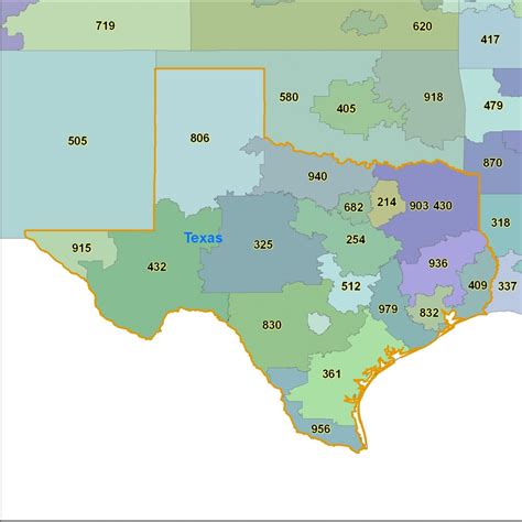 Zip Code Map Of North Texas Map 2023