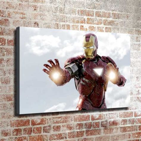 Iron Man Hd Canvas Prints Painting Photo Home Decor Picture Room Wall