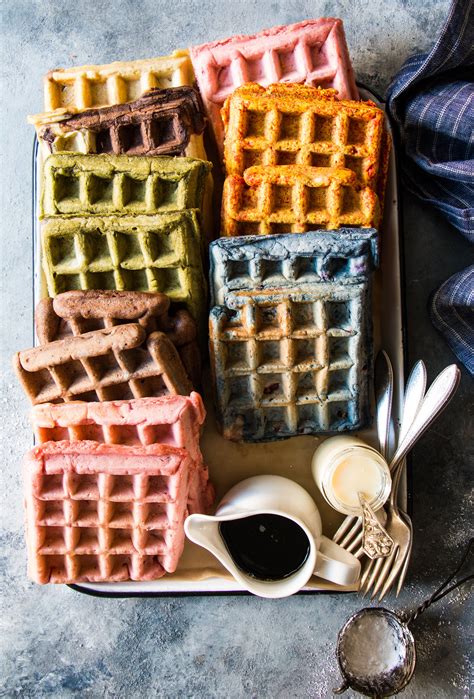 This collection includes recipes for standard and belgian waffle makers. Fruity Belgium Waffles