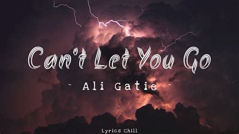 can t let you go ali gatie [new lyrics] 🎵🎶 youtube