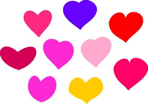 Bundle Of Hearts Clip Art At Clker Com Vector Clip Art Online Royalty Free Public Domain