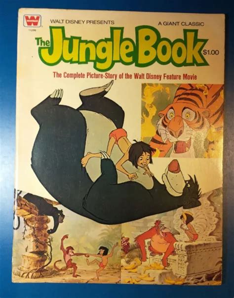 The Jungle Book Comic Treasury 1966 Whitman Giant Walt Disney Presents
