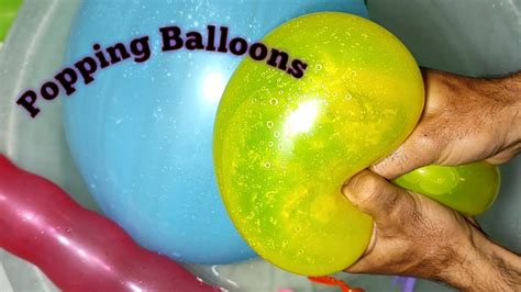 Fun Water Balloons Pop Learn Colors Kids Education Balloons K
