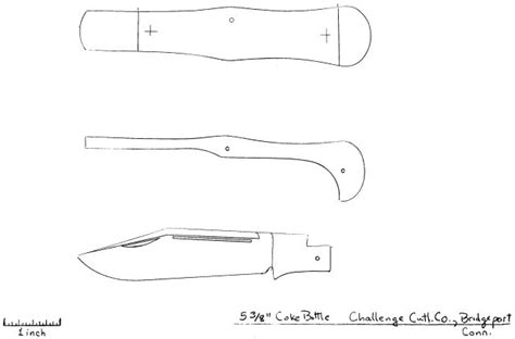 Diy knifemakers info center knife patterns. Challenge Cokebottle Challenge