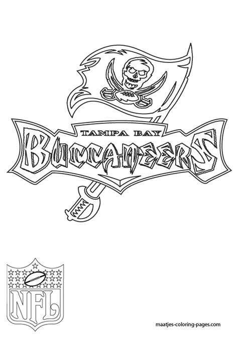 Print or download for free nfl teams logos. Tampa Bay Buccaneers Coloring Pages