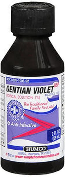 Humco Gentian Violet Topical Solution 1 Usp 2 Oz The Online